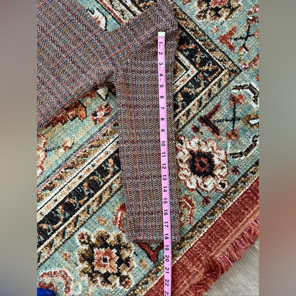 Free People Uptown Girl Tweed Mini Dress size 6 1960s Mod Boho Academia - Picture 12 of 13